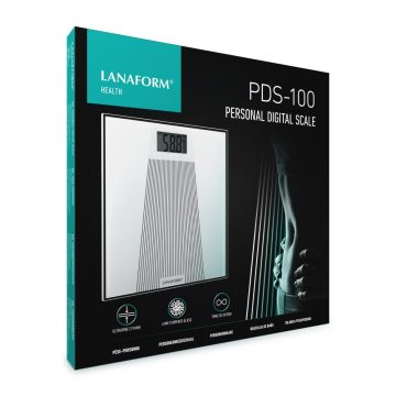 Lanaform PDS-100 üveg személymérleg 180 Kg LA090305