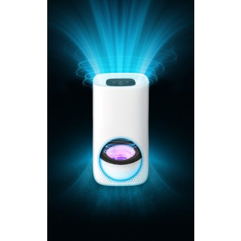 Lanaform Air Purifier légtisztító, 3 rétegű szűrő, UV lámpa, éjszakai mód, LA120209