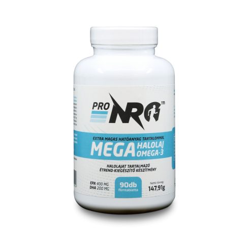 ProNRG Omega 3 halolaj 90 db filmtabletta, EPA 400 mg, DHA 200 mg